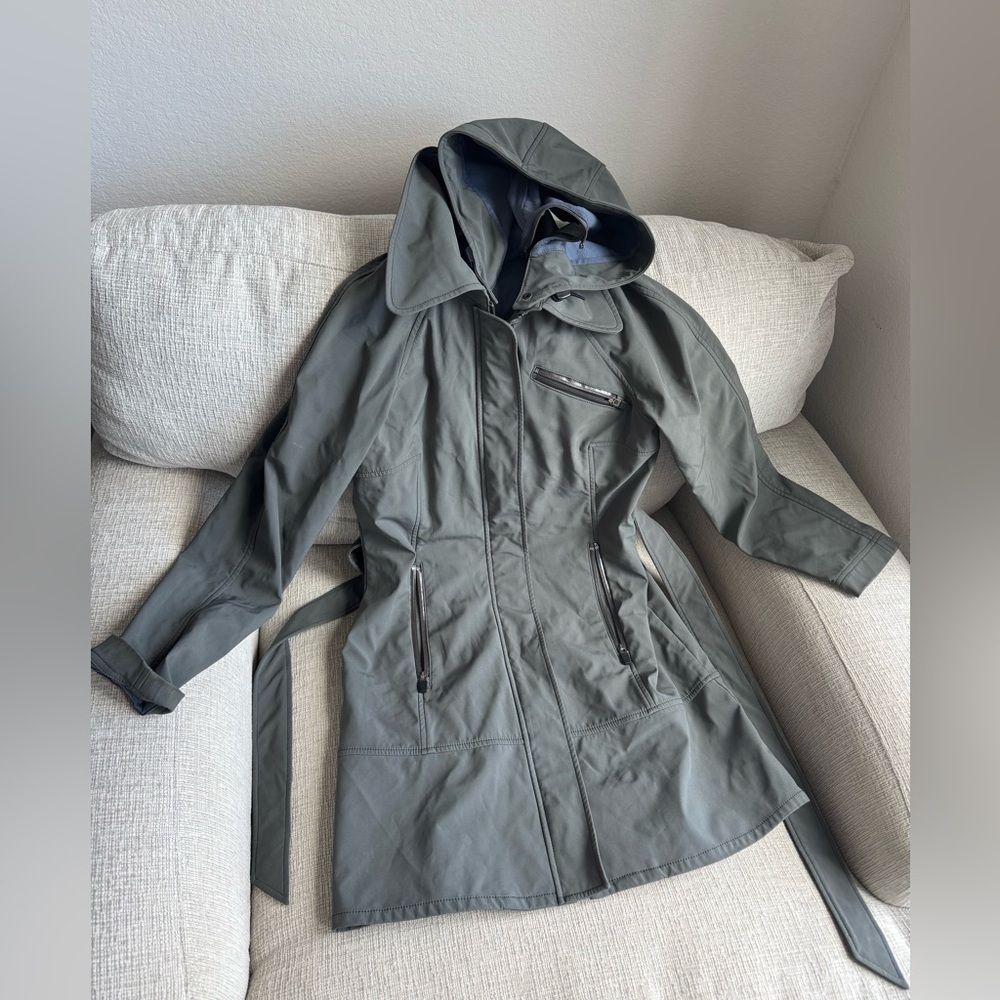 Athleta Dark Gray Trench Coat
